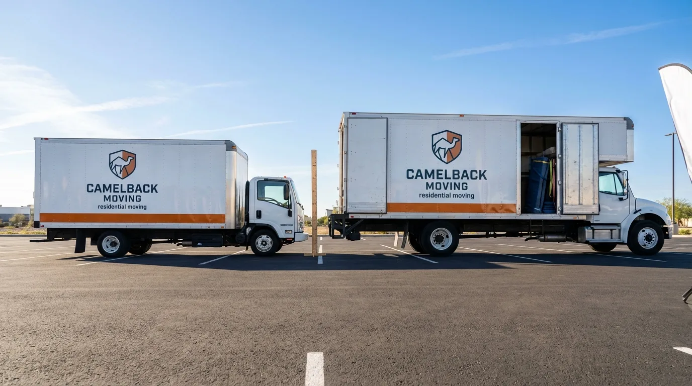 Moving truck size capacity guide in Stafford Springs